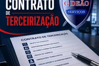 O que deve ter no contrato de terceirização