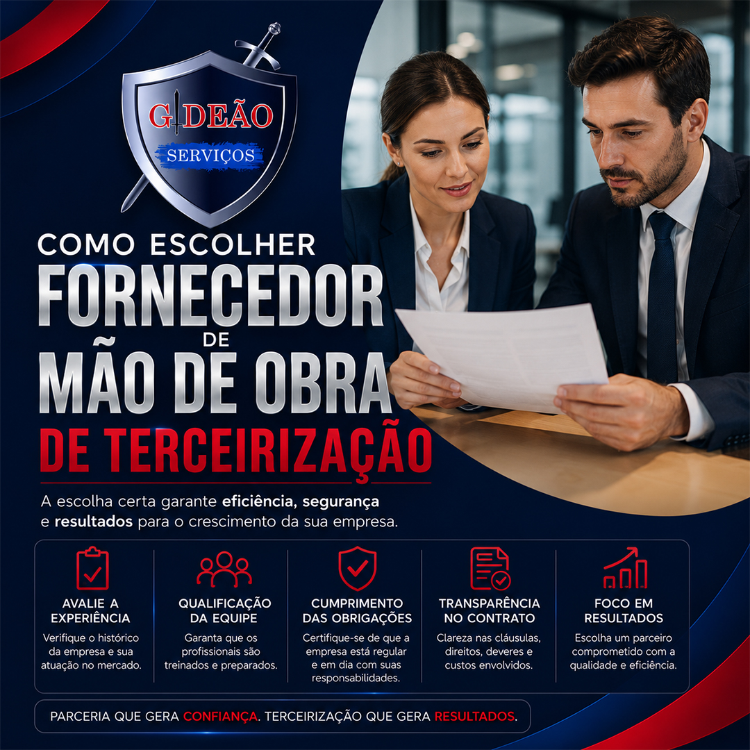 Como escolher a mão de obra de empresas terceirizada