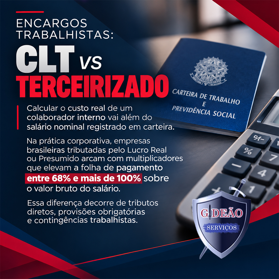 Encargos trabalhistas: CLT vs terceirizado